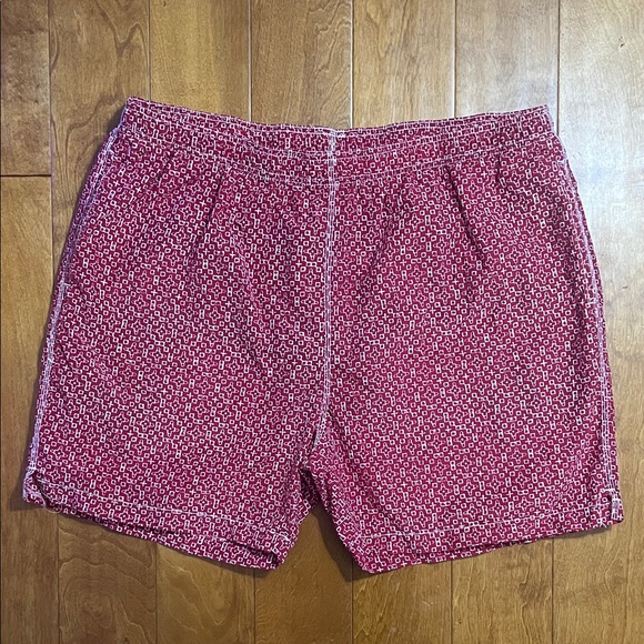Tommy Bahama Other - Tommy Bahama Relax Geometric Mesh Swim Shorts Size XXL Red Resort Island Casual